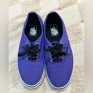 Vans Men's Purple Canvas Sneakers